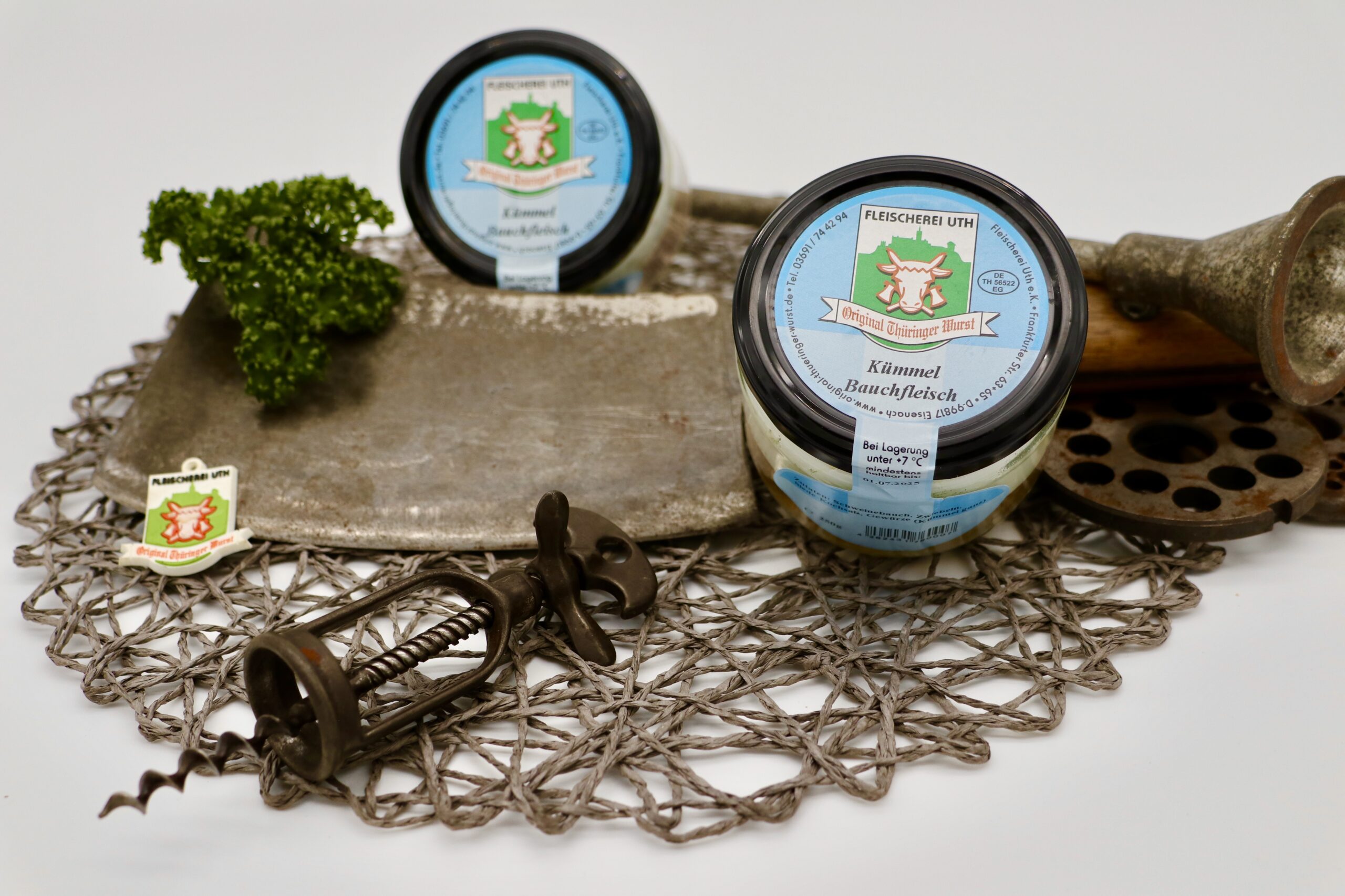 Wurstglas - Kümmel Bauchfleisch