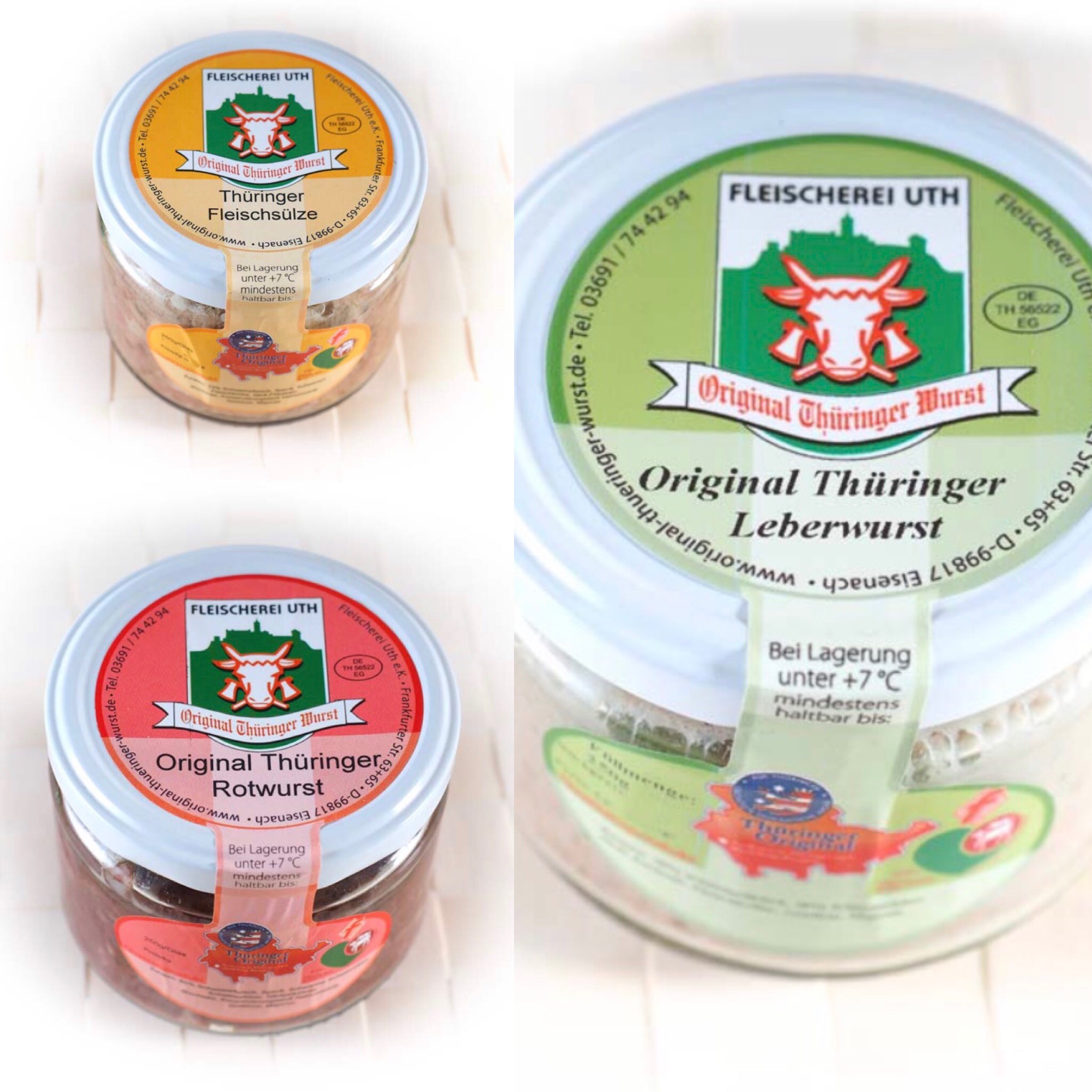 Wurstgläser - Thüringer Trilogie