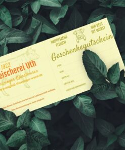 Gutschein - Ladengeschäft