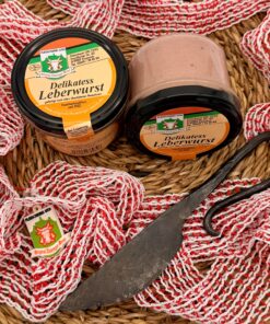 Wurstglas- Delikatess Leberwurst 3er