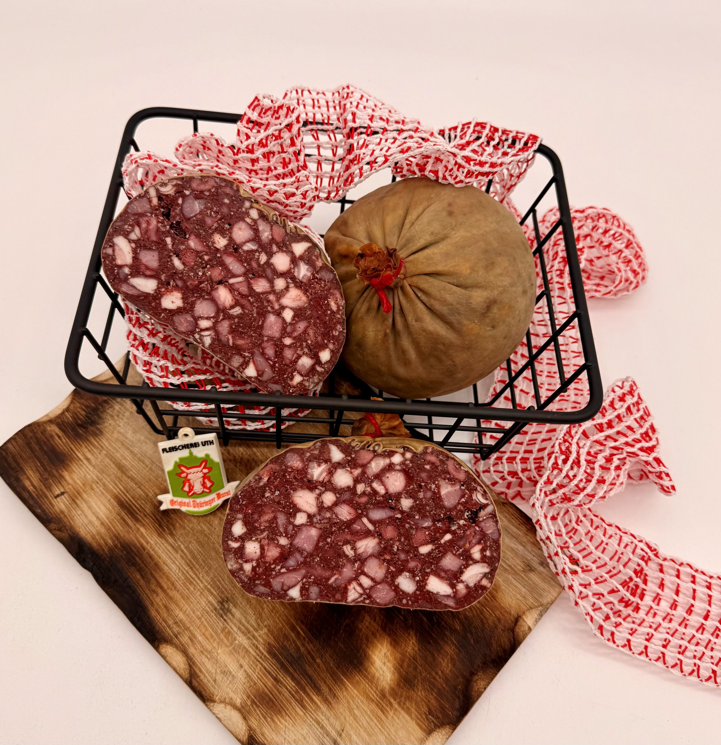 Original Thüringer Rotwurst in der Blase