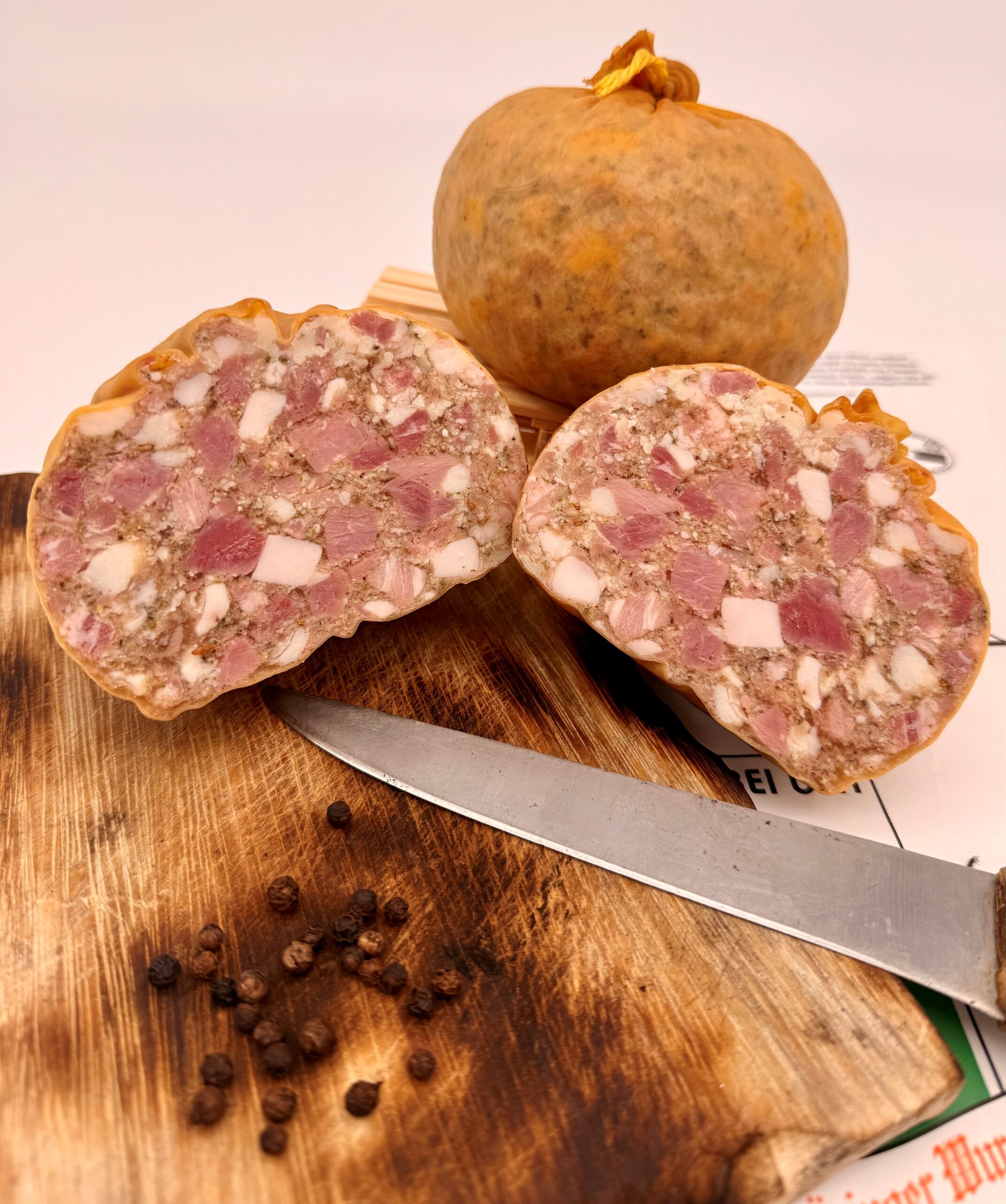 Thüringer Fleischsülze in der Blase